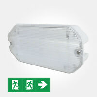 Lightsafe ERLED3 LED Emergency Bulkhead Light Fitting 3.8 Watt IP65 