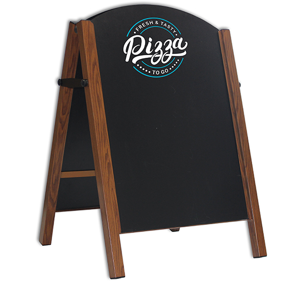 PAVEMENT BOARD CHALKBOARD PAVEMENT SIGN A BOARD GOLDEN OAK 