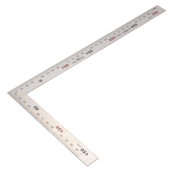 Right Angle Ruler Stainless Steel 90 Degree Square Angle Metric Ruler Right Angle Ruler Stainless Steel 90 Degree Square Angle Metric Ruler