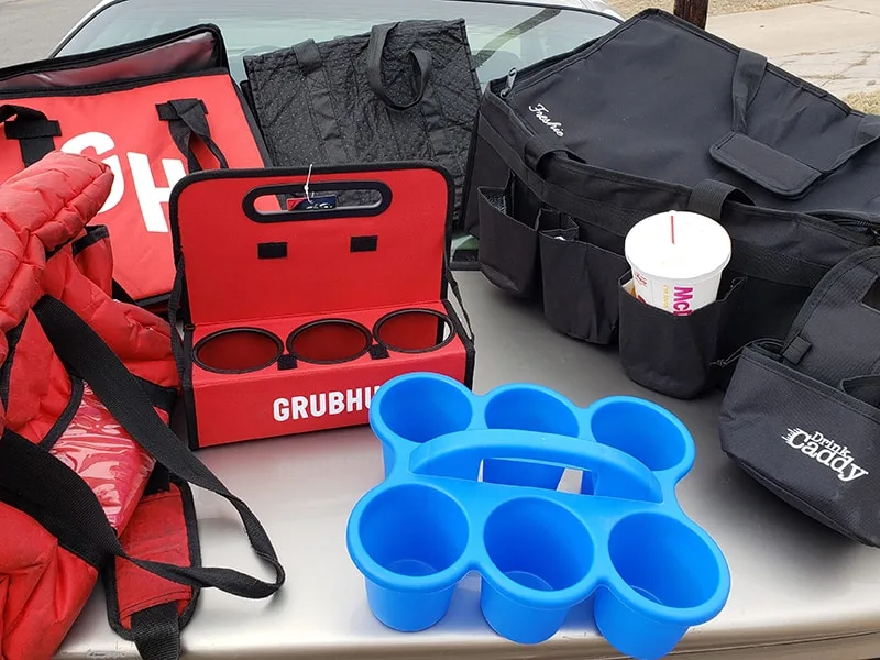 Backpack Delivery Bag Foil Insulated Food Pizza Deliverys for Motorbikes & Bikes 