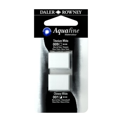 2 godets Aquafine 009/001 blanco titanio/china