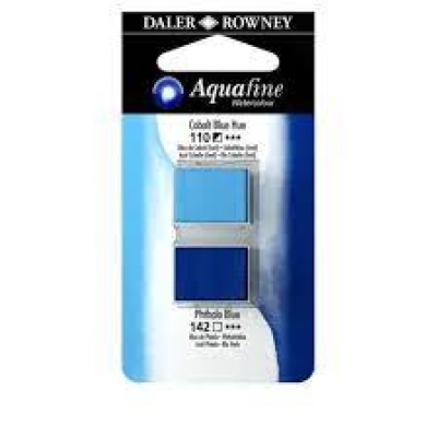 2 godets Aquafine 110/142 azul cobalto/phtalo