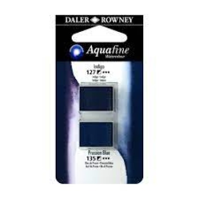 2 godets Aquafine 127/135 indigo/azul prusia