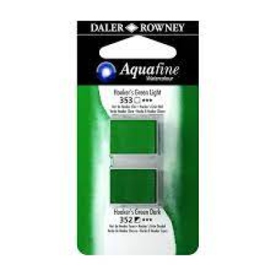 2 godets Aquafine 353/352 verde hooker calro/oscur