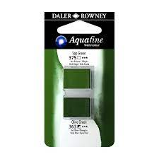 2 godets Aquafine 375/363 Verde vejiga/verde oliva