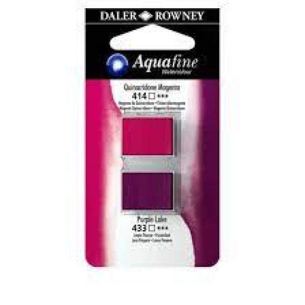 2 godets Aquafine 414/433 mag  quina/laca purpura