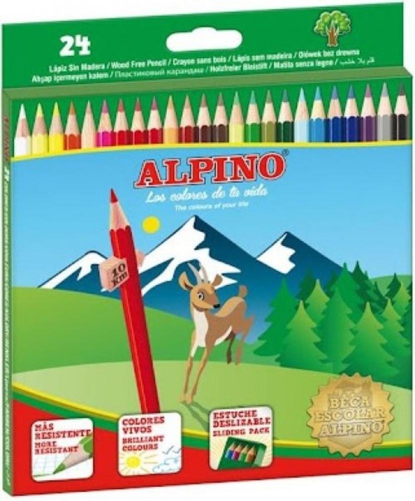 24 Lápices de madera alpino