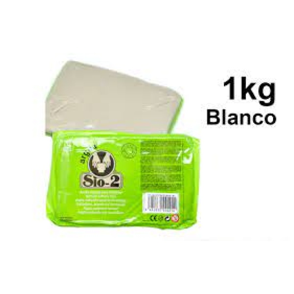 Arcilla blanco 1 kg