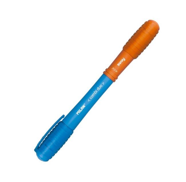 Boligrafo bicolor Azul/naranja 1mm combi duo
