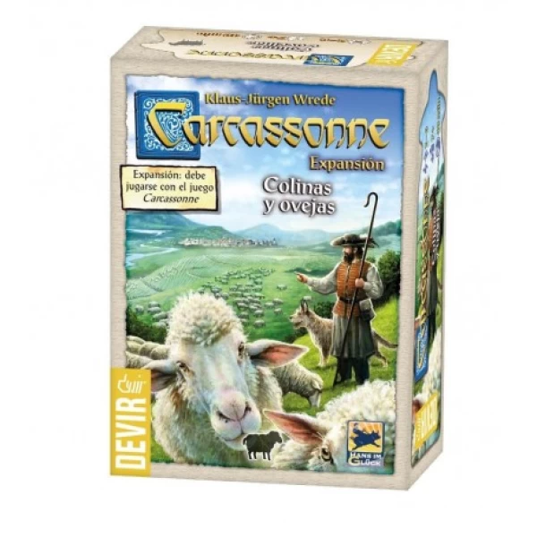 Carcassonne Colinas y ovejas