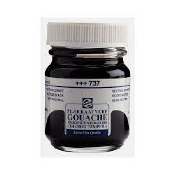 Gouache Talens 50 ml Negro