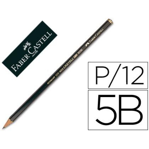 Lapiz 5B faber castell