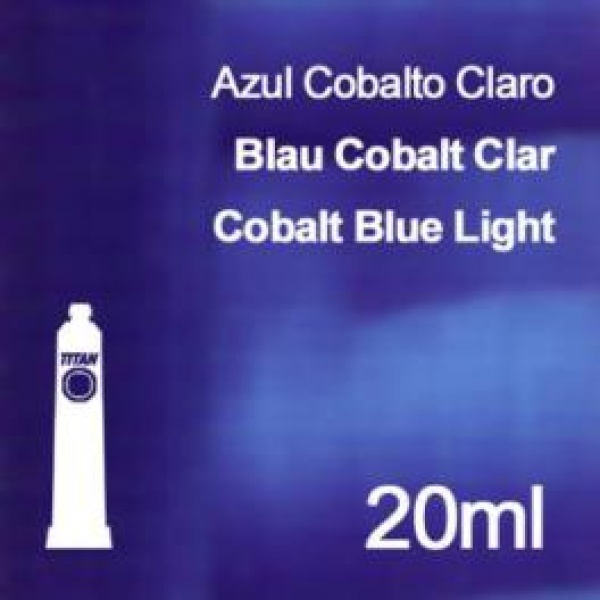 Oleo azul cobalto claro titan 20ML