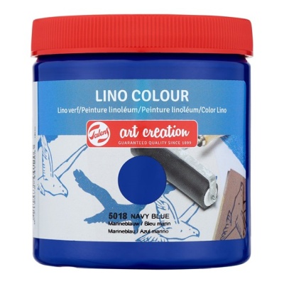 Pintura para linoleo talens azul marino 250ML