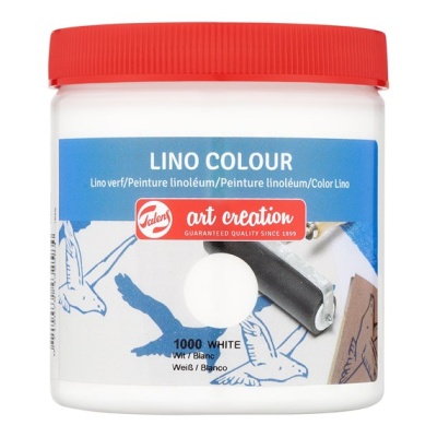 Pintura para linoleo talens blanco 250ML