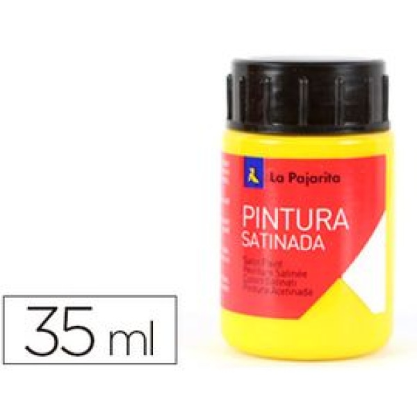 Pintura satinada amarillo oro 35ml La pajarita