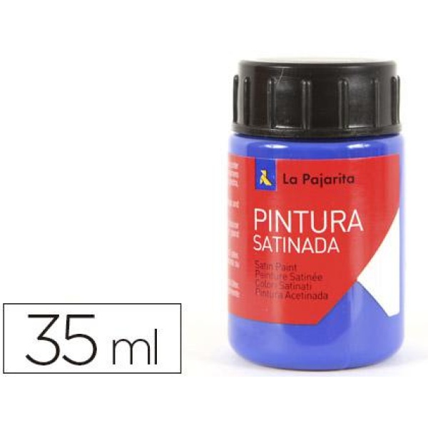 Pintura satinada azul ultramar 35ml La pajarita