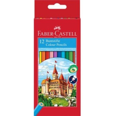 12 làpices de colores faber castell
