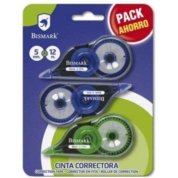3 CINTAS CORRECTORAS PACK AHORRO
