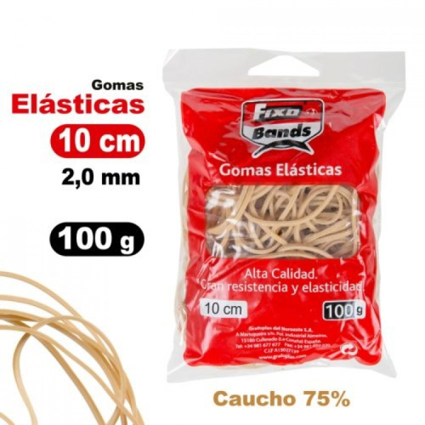 Bolsa gomas elásticas n10