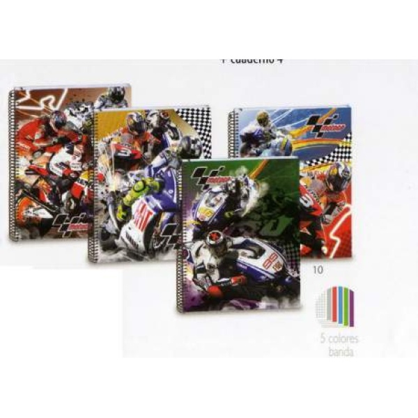 LIBRETA MOTO GP 4X4