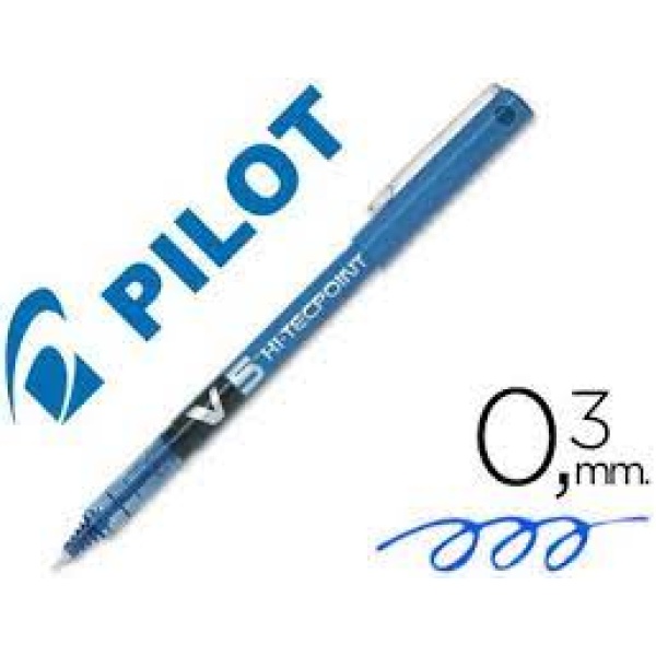 Pilot V5 azul hi tech