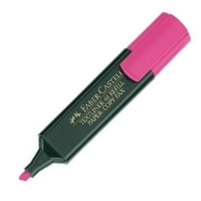 Rotulador Fluorescente Faber Castell Rosa