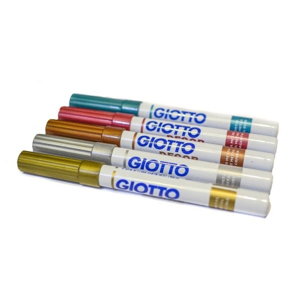 Rotulador giotto metalizado azul