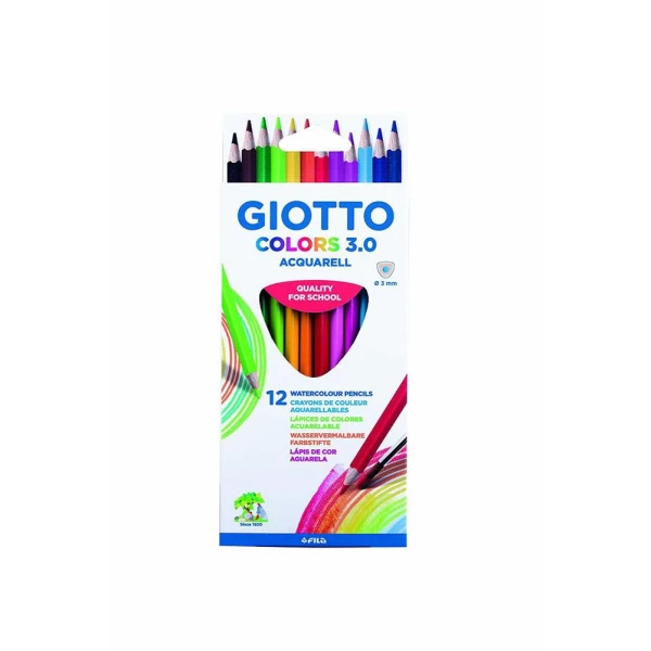 12 LAPICES DE COLORES 3 0 GIOTTO