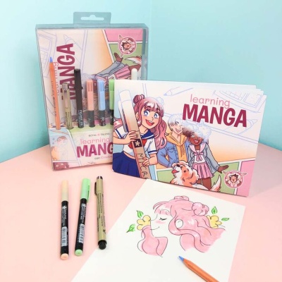 Kit de iniciación al dibujo manga