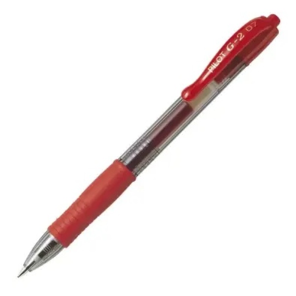 Pilot G2 0 7 Rojo