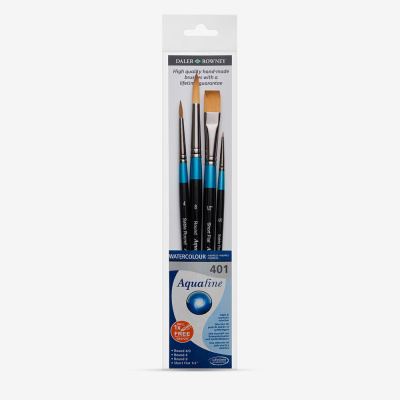 Set 4 pinceles Aquafine 401