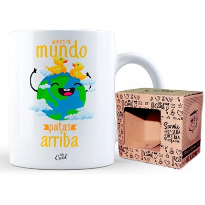 Taza pones mi mundo patas arriba