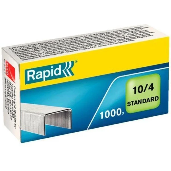 Grapas Rapid 10/4 mm galvanizada caja 1000 pz