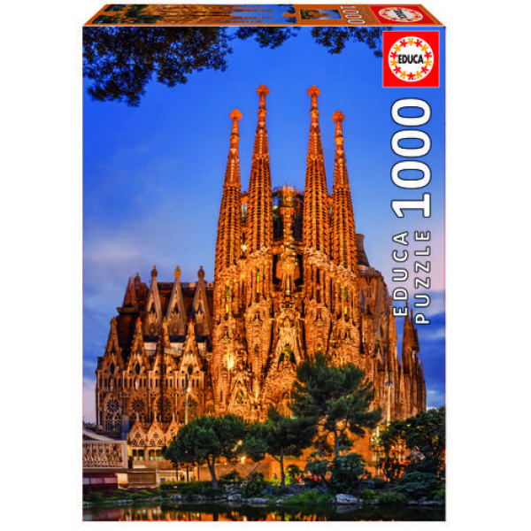 Puzzle 1000pz Sagrada familia de Barcelona