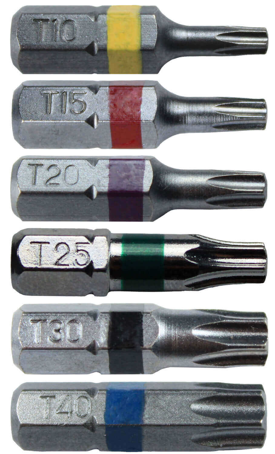 PTX Universal STAR Screwdriver Bits T20 T25 T30 x 50mm Pack of 3 PTX Universal STAR Screwdriver Bits T20 T25 T30 x 50mm Pack of 3